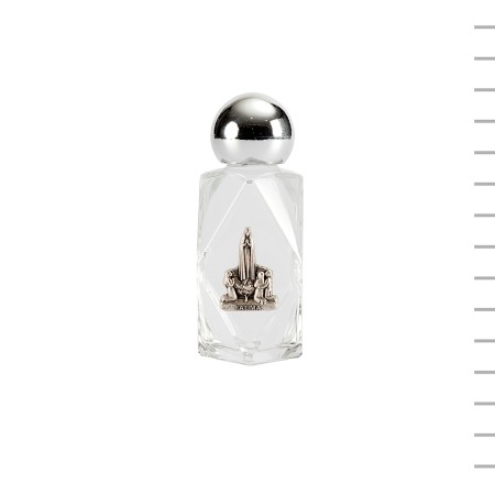 Frasco de Água Fátima Médio Multifacetado Metal