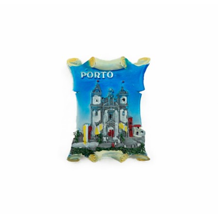 Iman Poliresina Pergaminho com Sé do Porto 313 Iman Poliresina Pergaminho com Sé do Porto 313