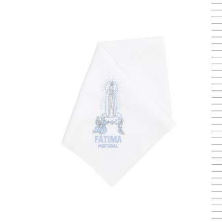 Lenço de Fátima Bordado Azul Lenço de Fátima Bordado Azul