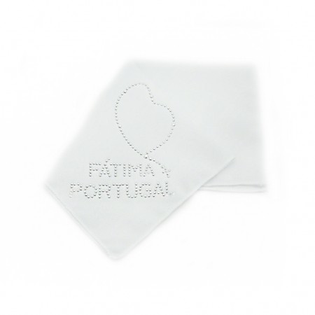 Lenço de Fátima Bordado C/ Pedras Lenço de Fátima Bordado C/ Pedras