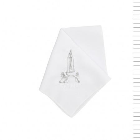 Lenço de Fátima Bordado Prateado Lenço de Fátima Bordado Prateado