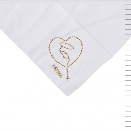 Lenço de Fátima com Rosário Lenço de Fátima com Rosário
