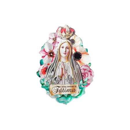 Magnético Colorido C/ Nª Srª Fátima Coroada KN4451 ou KN6058