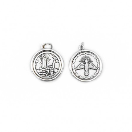 Medalha Argentada C/ Diversos Santos T23 Medalha Argentada C/ Diversos Santos T23