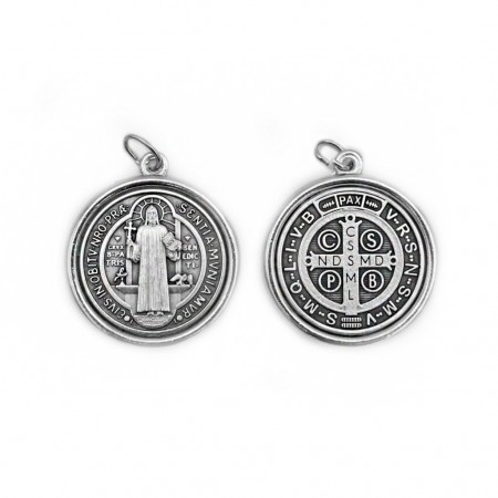 Medalha Argentada C/ Diversos Santos T30 Medalha Argentada C/ Diversos Santos T30