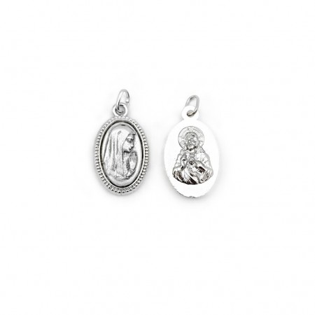 Medalha Oval Rosto/S.C.Jesus Prateada Medalha Oval Rosto/S.C.Jesus Prateada