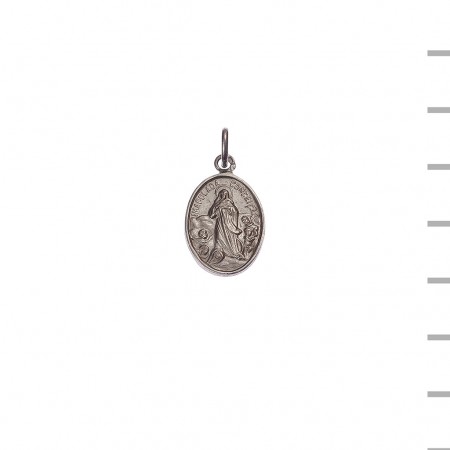 Medalha Prata Oval N. Sra. Conceição 2,90gr
