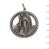 Medalha Prata Redonda Gr. com Zirconias 17,00gr