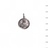 Medalha Prata Redonda São Francisco 2cm