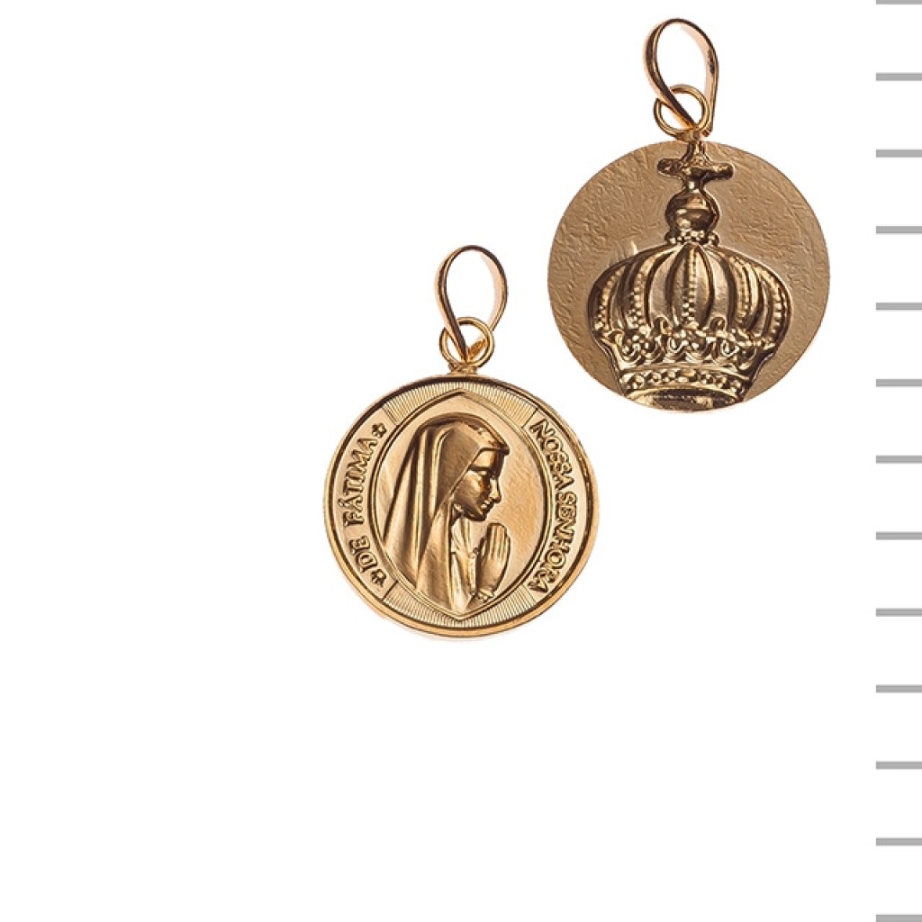 Medalha Rosto De Virgem Vs Coroa De Fátima