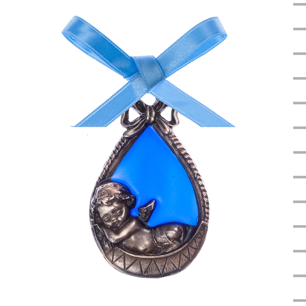 Medalhão com Anjo Azul