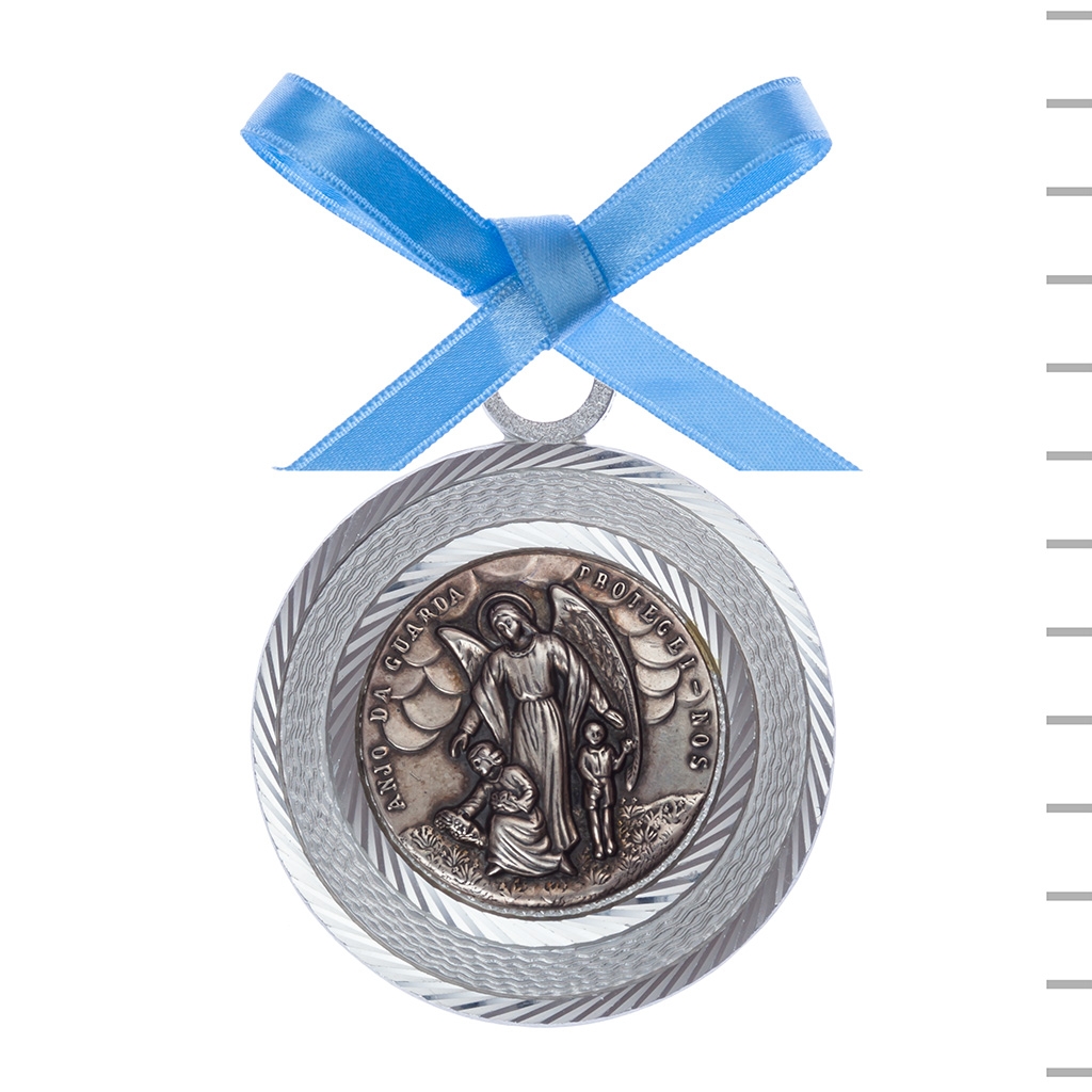 Medalhão com Anjo Oxidado