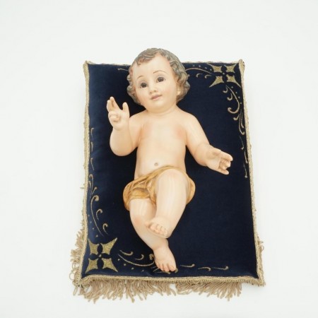 Menino Jesus Pintura Antiga 30 Cm Menino Jesus Pintura Antiga 30 Cm