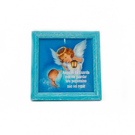 Moldura 15*20 Rosa/Azul C/ Anjinho e N.S. Fátima Moldura 15*20 Rosa/Azul C/ Anjinho e N.S. Fátima