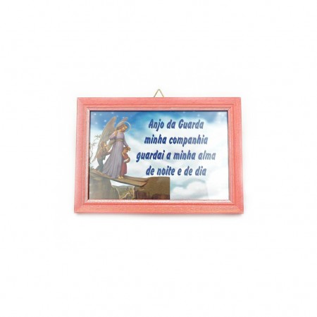Moldura com Oração e Anjinho da Guarda Moldura com Oração e Anjinho da Guarda