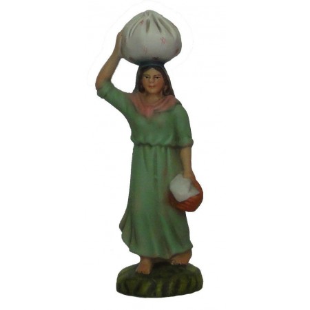 Mulher com Saco na Cabeça 16cm Mulher com Saco na Cabeça 16cm