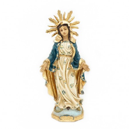 N. Sra das Graças C/ Esplendor Pintura Velha 45cm