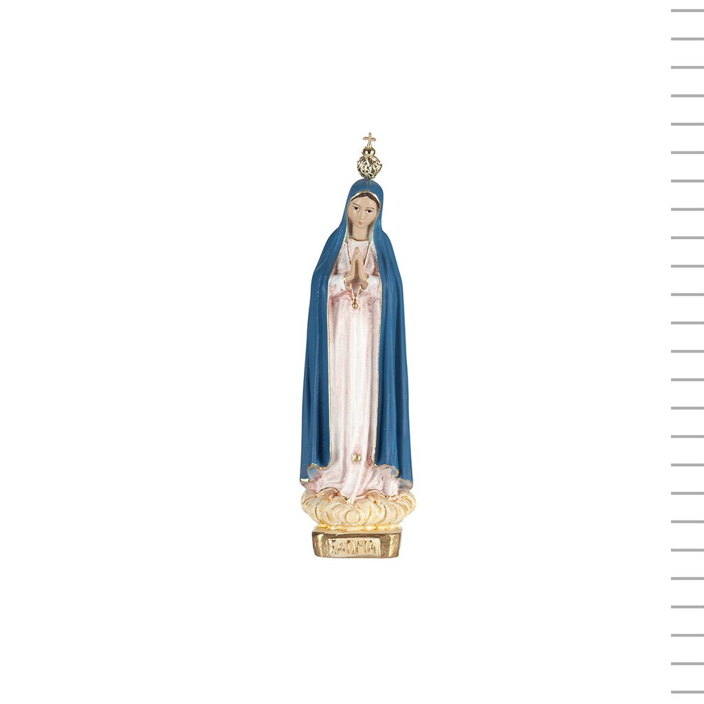 N. Sra de Fátima Manto Azul Fina 13cm