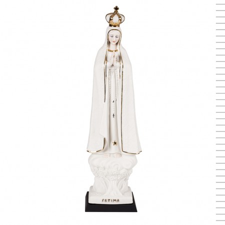 N.ª Sr.ª de Fátima Grande Ouro e Manto Trabalhado 40cm N.ª Sr.ª de Fátima Grande Ouro e Manto Trabalhado 40cm