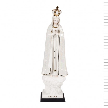N.ª Sr.ª de Fátima Pequena Pérola Manto Trabalhado 31cm N.ª Sr.ª de Fátima Pequena Pérola Manto Trabalhado 31cm