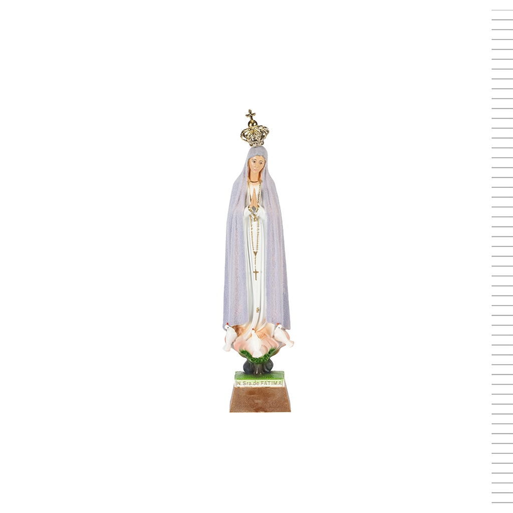 Nossa Sra de Fátima do Tempo Multicolor 20cm