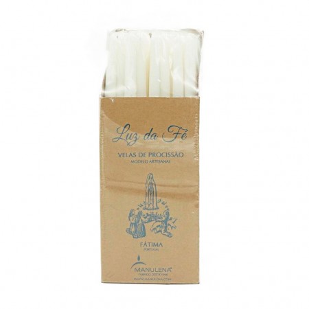 Pack 50 Velas Luz de Fé 30cm Pack 50 Velas Luz de Fé 30cm