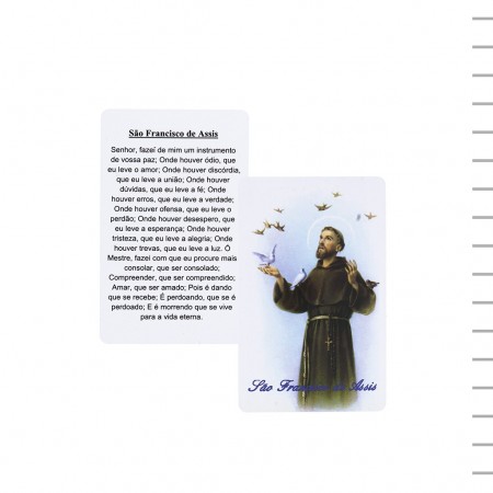 Pagela Plastificada São Francisco de Assis