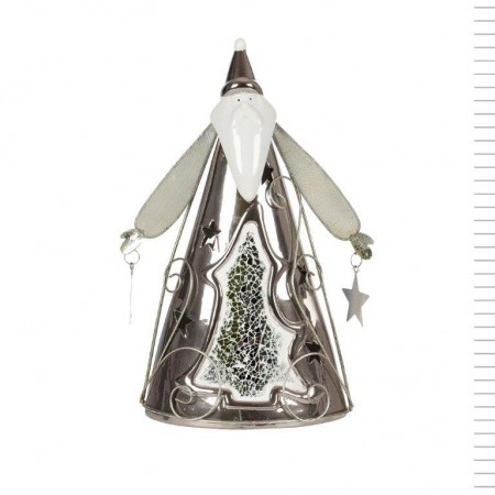 Pai natal porta vela médio 23 cm Pai natal porta vela médio 23 cm