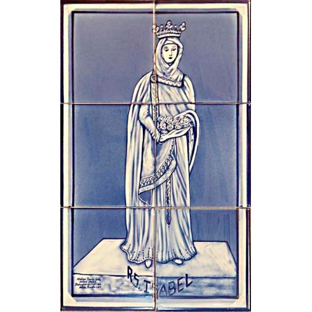 Painel de 6 Azulejos Pintados à Mão Uniforme Painel de 6 Azulejos Pintados à Mão Uniforme