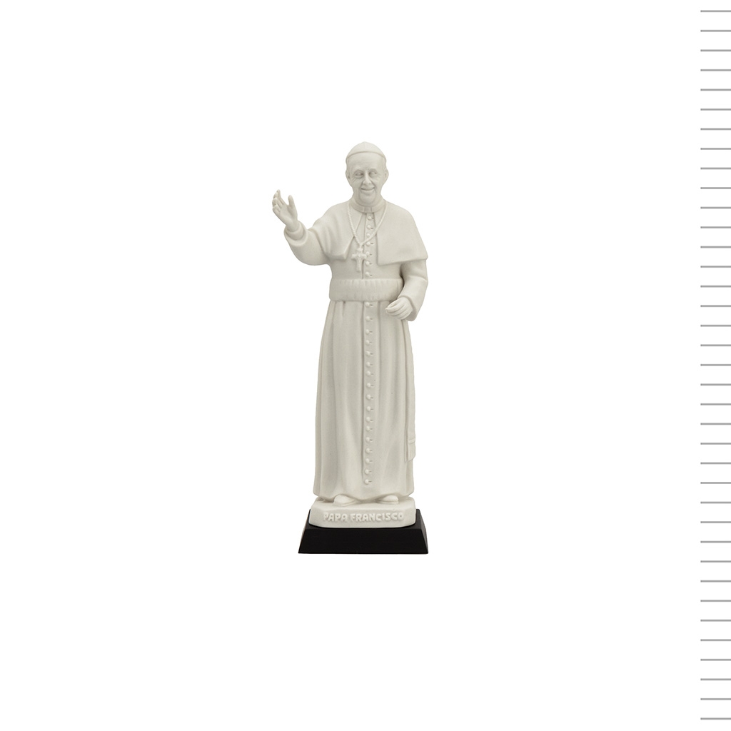 Papa Francisco em Porcelana Branca 21,5cm