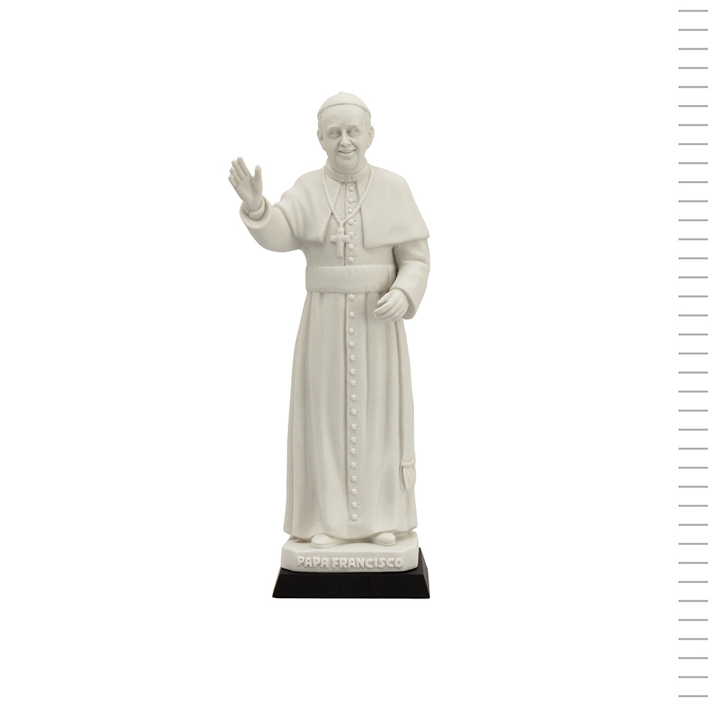 Papa Francisco em Porcelana Branca 28cm