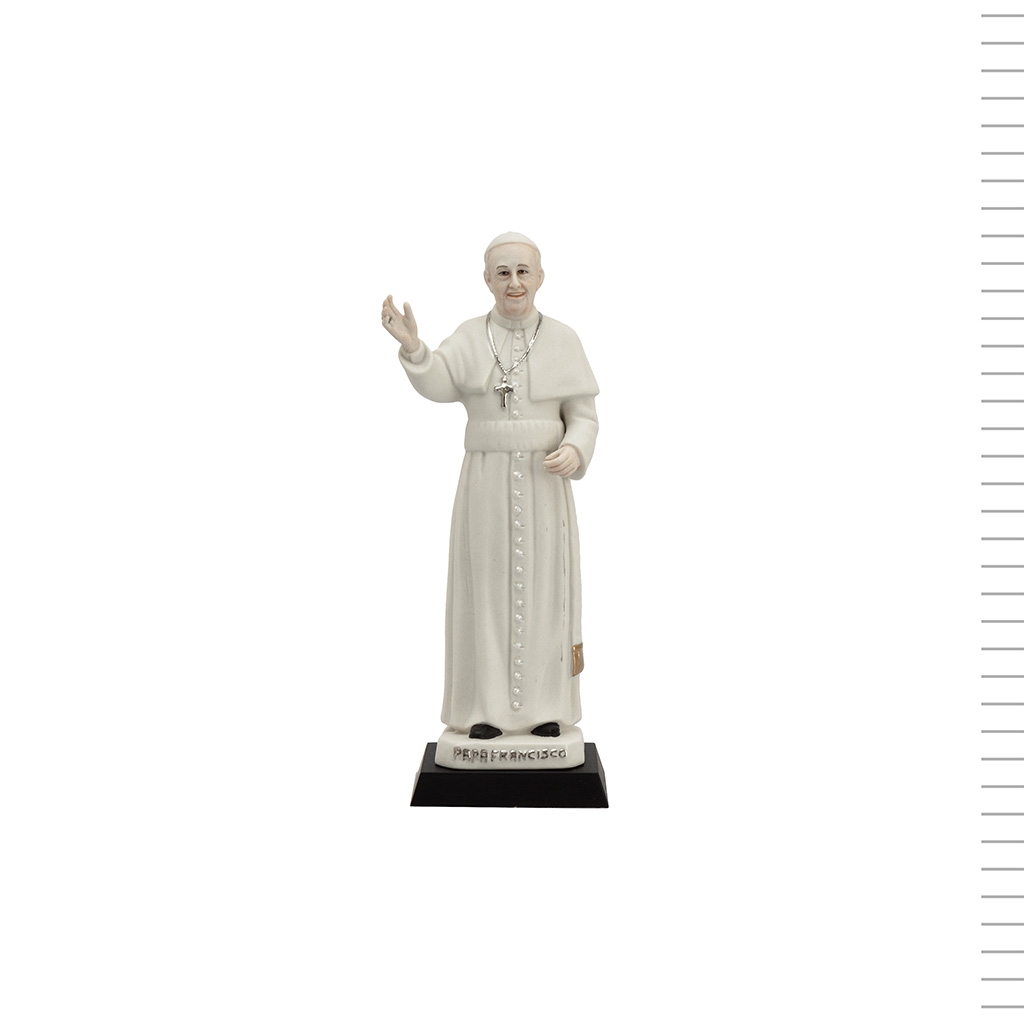 Papa Francisco em Porcelana Pintada 21,5cm