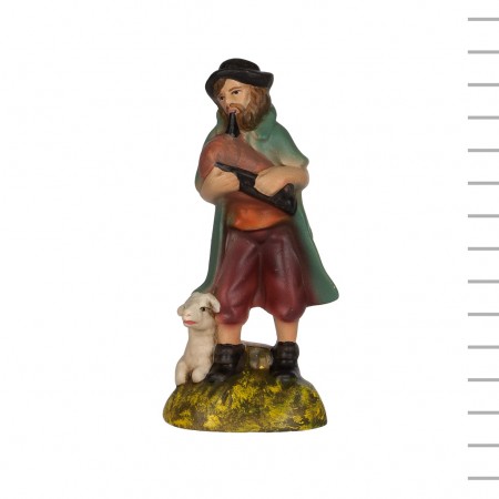 Pastor C/ Ovelha a Tocar Gaita de Foles 11.00cm Pastor C/ Ovelha a Tocar Gaita de Foles 11.00cm