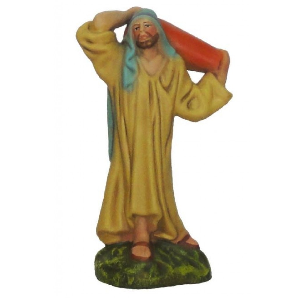 Pastor com Cantaro às Costas 16cm