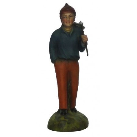 Pastor com Enchada às Costas Pastor com Enchada às Costas