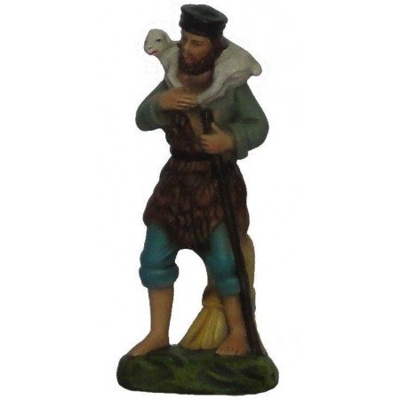 Pastor com Ovelha aos Ombros 15cm Pastor com Ovelha aos Ombros 15cm