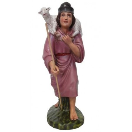 Pastor com Ovelha às Costas 38cm Pastor com Ovelha às Costas 38cm