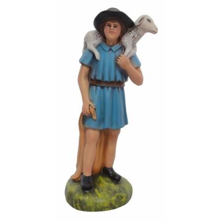 Pastor com Ovelhas às Costas 25cm Pastor com Ovelhas às Costas 25cm