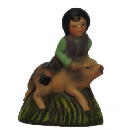 Pastor com Porco 8.50cm Pastor com Porco 8.50cm