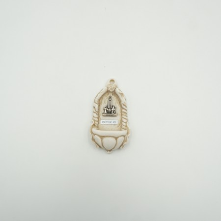 Pia de Água Benta Pérola com N. Sra de Fátima Pia de Água Benta Pérola com N. Sra de Fátima