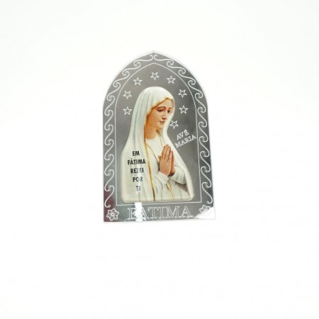 Placa Acrílico C/ Fátima Colorida Placa Acrílico C/ Fátima Colorida