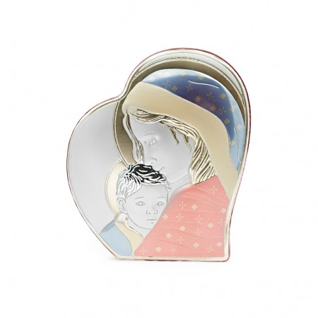 Placa Bilaminada C/ Amor de Mãe Colorida 20.6x25cm Placa Bilaminada C/ Amor de Mãe Colorida 20.6x25cm