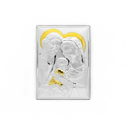 Placa Bilaminada C/ Sagrada Família Ouro 26x19cm