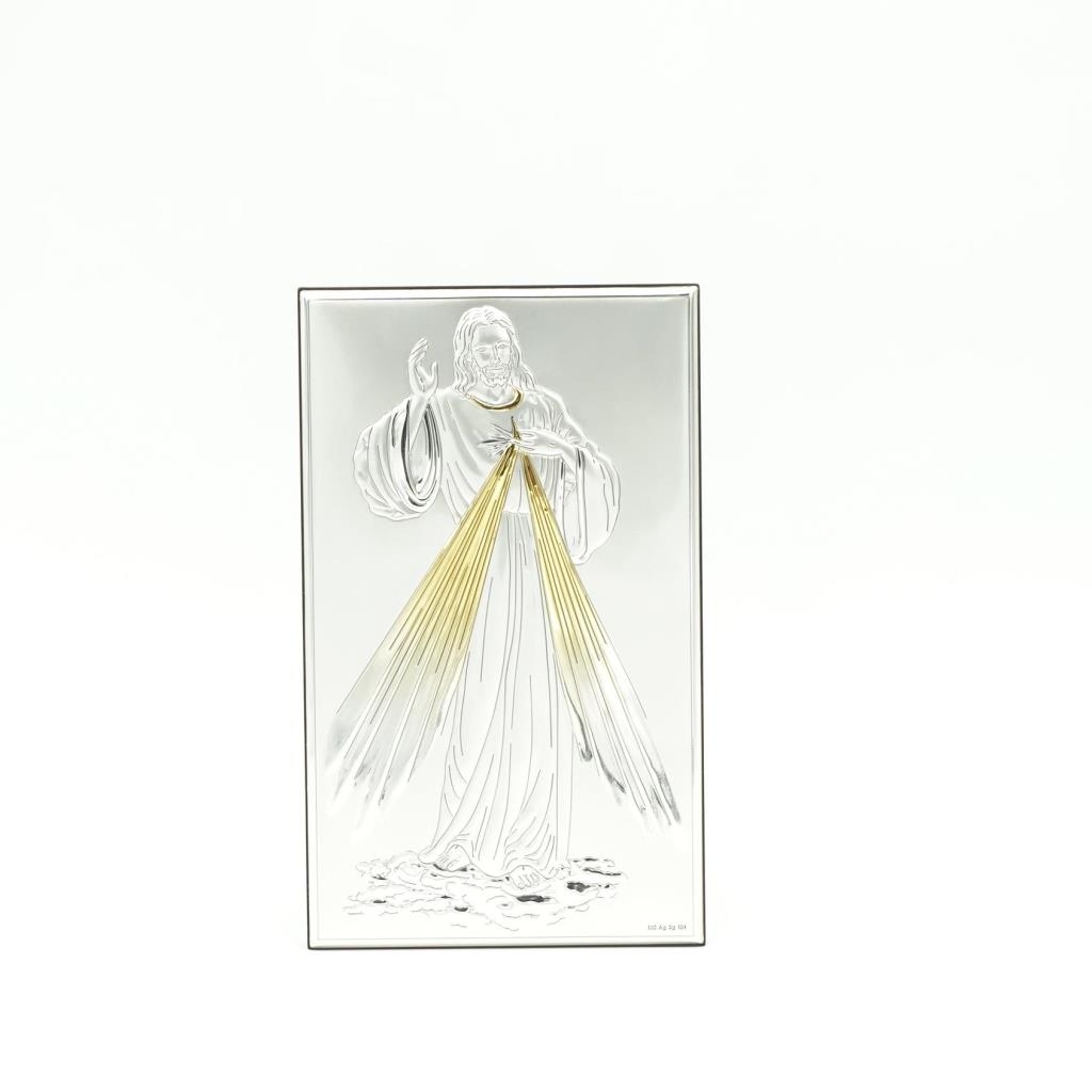Placa Bilaminada C/Jesus Misericordioso 12*20cm