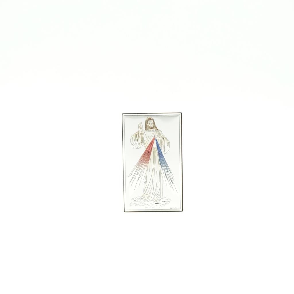 Placa Bilaminada C/Jesus Misericordioso Cor 5*11cm