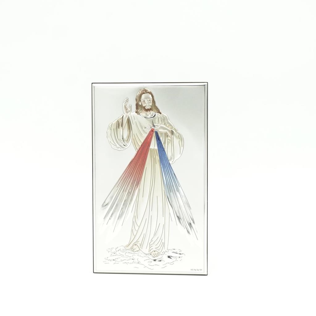 Placa Bilaminada C/Jesus Misericordioso Cor12*20cm