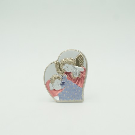 Placa Bilaminada Colorida C/ Anjos 8x9cm Placa Bilaminada Colorida C/ Anjos 8x9cm