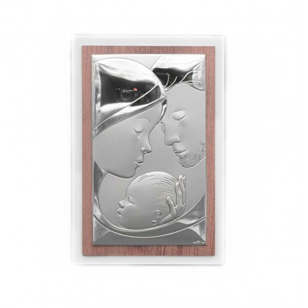 Placa C/ Sagrada Familia Bilaminada 19 x 13 cm Placa C/ Sagrada Familia Bilaminada 19 x 13 cm