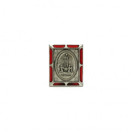 Placa Nikelada com Bordaux e Aparição de Fátima Placa Nikelada com Bordaux e Aparição de Fátima
