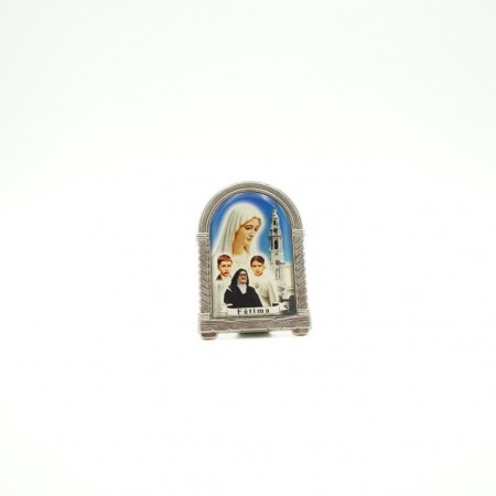 Placa Oval (A) Colorida Fátima Pastorinhos 6.5cm